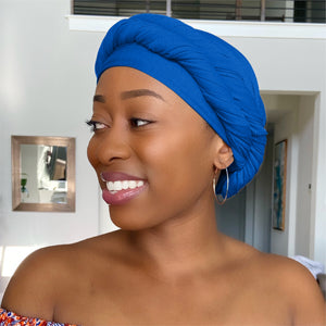 Royal Blue - Women Soft Stretch HeadWrap Turban