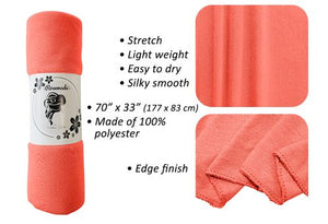 Coral - Women Soft Stretch HeadWrap Turban