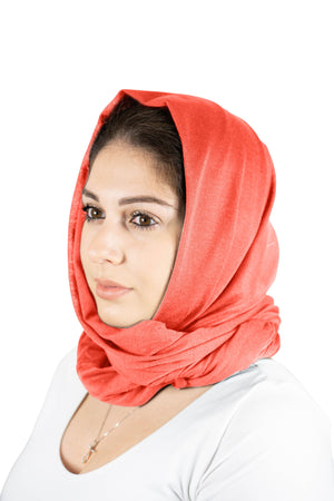 Coral - Women Soft Stretch HeadWrap Turban